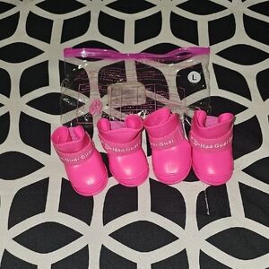 ⚡️Dog Pink Shoes